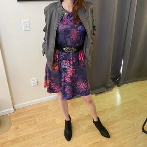 Charlies Project Stained Glass Floral Shift Dress